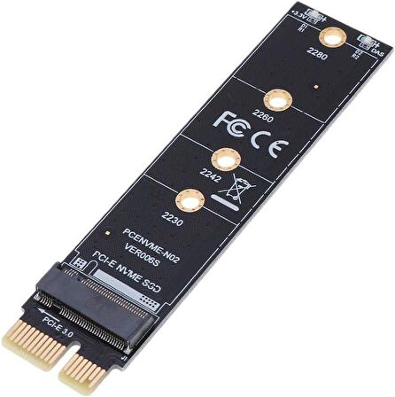 Ancheyn M.2 Nvme Ssd Ngff To Pcie 3.0 X1 Adaptör M Key Kart Çevirici Dönüştürücü Adaptör 4391