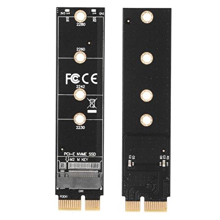 Ancheyn M.2 Nvme Ssd Ngff To Pcie 3.0 X1 Adaptör M Key Kart Çevirici Dönüştürücü Adaptör 4391