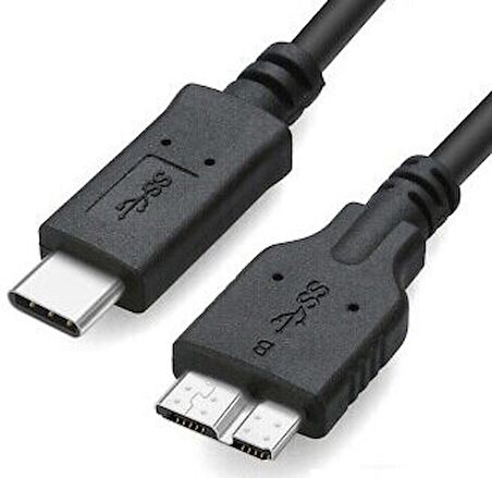 Ancheyn USB Type-C To Micro USB 3.0 Taşınabilir HDD Hard Disk Kablosu 50 cm 5240