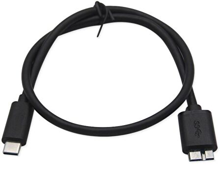 Ancheyn USB Type-C To Micro USB 3.0 Taşınabilir HDD Hard Disk Kablosu 50 cm 5240