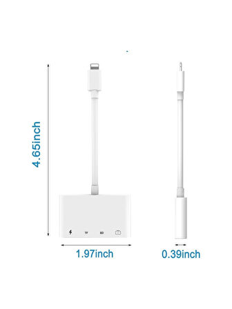 Ancheyn Apple Lightning To USB Lightning Micro Sd Tf Kart Okuyucu Çevirici Dönüştürücü Adaptör 4333