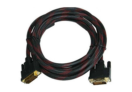 Ancheyn Dvi To Dvi Monitör Ekran Kablosu 3 Metre Ara Bağlantı Dvi-D 24+1 Örgü Kablo 4632