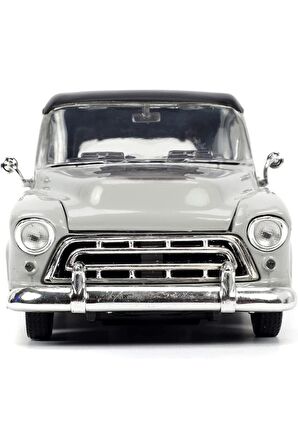 Frankenstein 1957 Chevy Suburban Die-cast Araba 1:24 Ölçek FRANKENSTEİN FİGÜR VE ARABASI