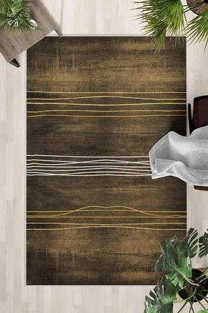 Kaymaz Taban Yıkanabilir Halı – Mutfak, Salon, Yatak Odası için Modern Dijital Baskı Halı (SLNHALI82