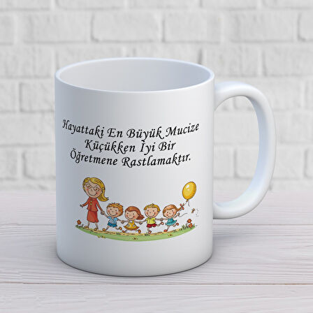 “Hayattaki En Büyük Mucize…” Mesajlı Öğretmen Kupası – Kalbe Dokunan Hediye