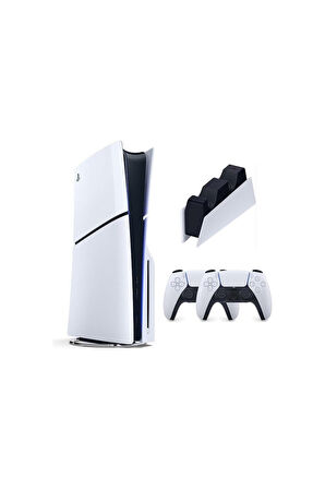 PLAYSTATİON 5 1TB SLİM + 2. DUALSENSE PS5 DUALSENSE + ŞARJ İSTASYONU 