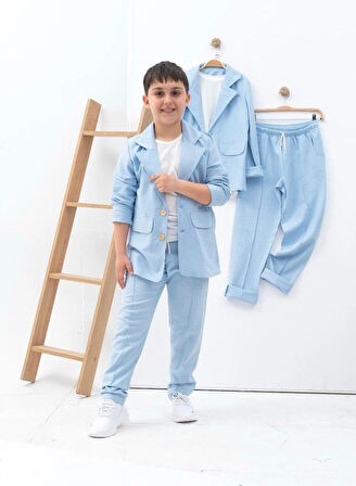 Erkek Çocuk Keten Takım