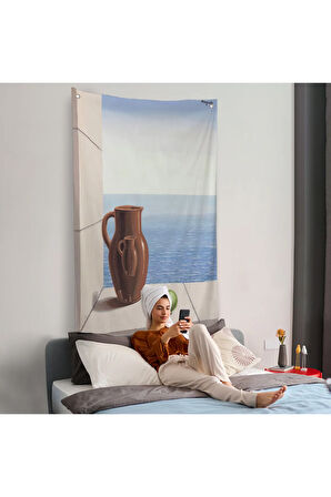 Rene Magritte - Stimülasyon Hedefi Duvar Örtüsü-7412