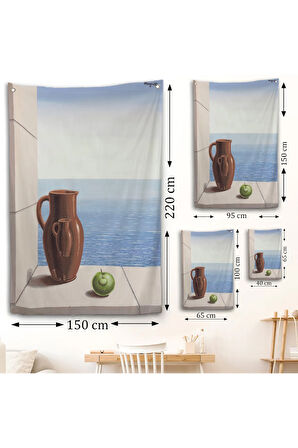 Rene Magritte - Stimülasyon Hedefi Duvar Örtüsü-7412