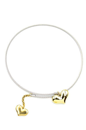 Kalp Tasma Kolye - Gümüş