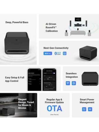 Wiim Sub Pro Aktif Wireless Subwoofer