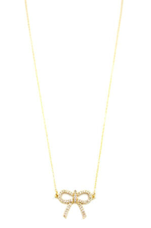 Fiyonk Kolye - Altın Rengi