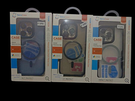 MAGESAFE'Lİ APPLE 16 PRO ULTRA LÜKS KILIF+KAMERA KORUYUCU LENS HEDİYE