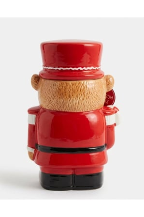 Kırmızı Ayıcık Nutcracker Bear Seramik Kavanoz