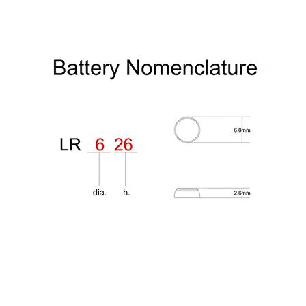 Mettzchrom Kol Saat Pili 377a Lr626 Ag4 1.5v Kol Saati Pili 10'lu