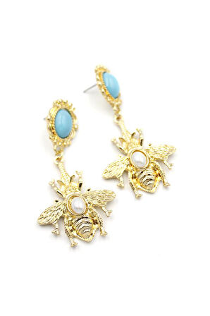 Arı Küpe - Turkuaz