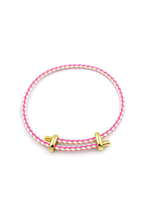 İp Bileklik - Fuşya