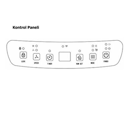 Vaporatic VHD-12 Lt.Nem Alma Cihazı WİFİ ' li bağlanma ve kontrol etme