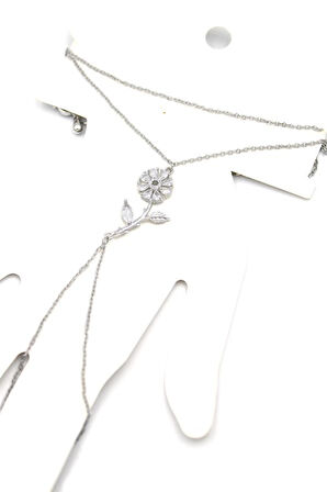 Papatya Şahmeran Bileklik - Gümüş