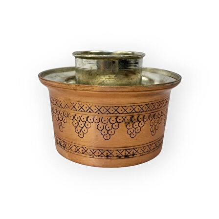 4’lü Salkım Desenli Bakır Ehli Keyif