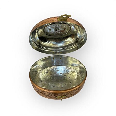 Skoç  Eskitme Bakır İşlemeli Kildanlık