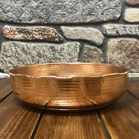 Bakır Hamam Tası 20 cm