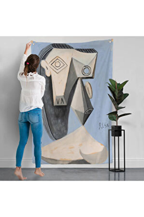 Pablo Picasso - Gerçeküstü Kadın Duvar Örtüsü-7418