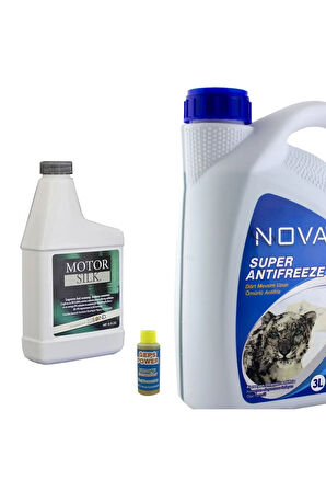 Motor Koruyucu Bor Katkısı +3 Lt Antifriz | Motor Silk Bor İçerikli Yağ Katkısı