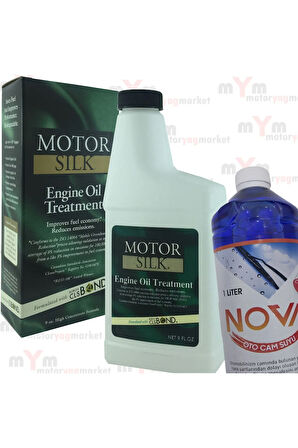 Motor Koruyucu Bor Katkısı +1 Lt Oto Cam Suyu | Motor Silk Bor İçerikli Yağ Katkısı