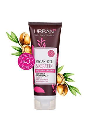 Argan 250ml Oil & Keratin Saç Bakım Şampuanı, 250 ml