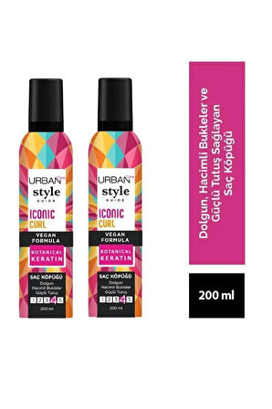 Style G.köpük Iconıc Curl Güçlü Tutuş 200ml X 2 Adet