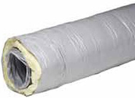 Hava dağıtım hortumu, izolasyonlu. 7.6 metre Ø 152 mm