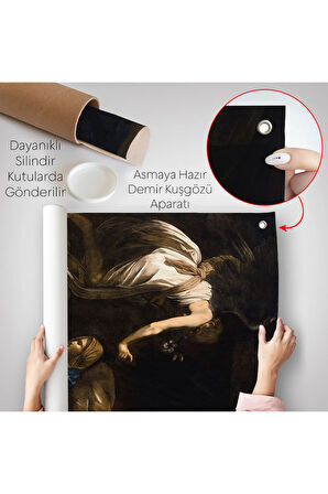 Caravaggio - Duyuru Duvar Örtüsü - Annunciation-7420