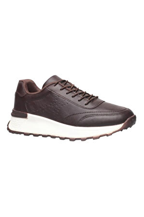 Kadın Bağcıklı Kolay Giyilebilir Mevsimlik Sneaker Spor Ayakkabı KAHVERENGİ
