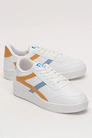 Kadın Günlük Sneaker Ayakkabı BEYAZ - PUDRA