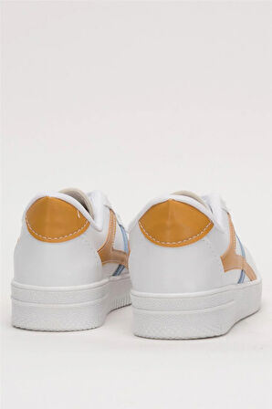 Kadın Günlük Sneaker Ayakkabı BEYAZ - PUDRA