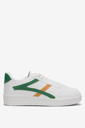 Kadın Günlük Sneaker Ayakkabı BEYAZ - YEŞİL