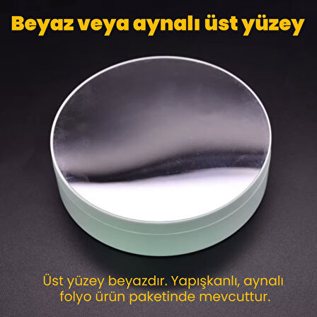 UpWay Motorlu Şarjlı 360° İleri Geri Dönebilen Hız Ayarlı Ürün Gösteri Standı 