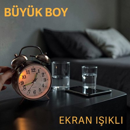 Upway Retro Tarz Bakır Masa Saati – Büyük Boy Çanlı Tokmaklı Işıklı Metal Kasalı