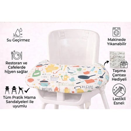 SafeMom Mama Sandalyesi Örtüsü