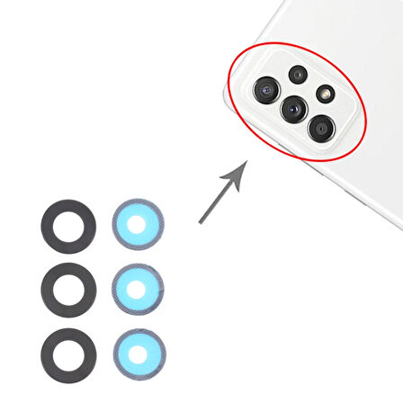 Samsung Uyumlu Galaxy A52s 5G Kamera Lensi Cam SM-A528B