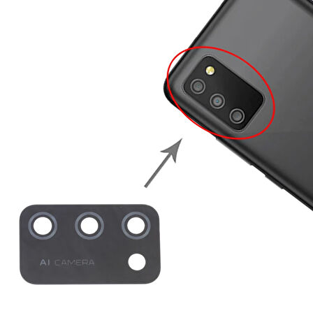 Samsung Uyumlu Galaxy M02s Kamera Lensi Cam SM-M025F/DS