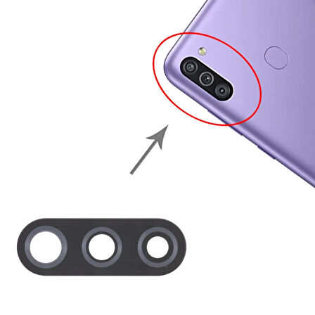 Samsung Uyumlu Galaxy M11 Kamera Lensi Cam SM-M115F