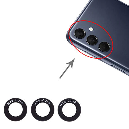 Samsung Uyumlu Galaxy M13 Kamera Lensi Cam SM-M135F