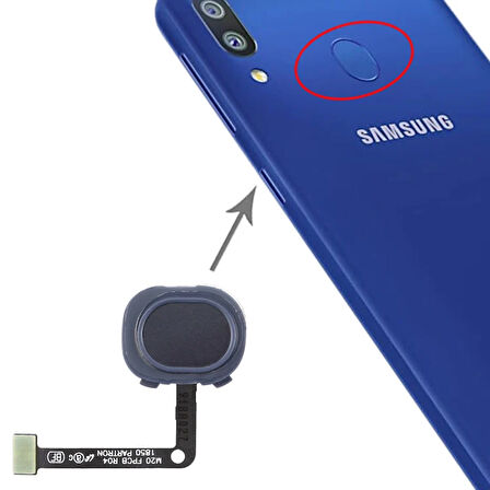 Samsung Uyumlu Galaxy M20 Parmak İzi Okuyucu Flex SM-M205F