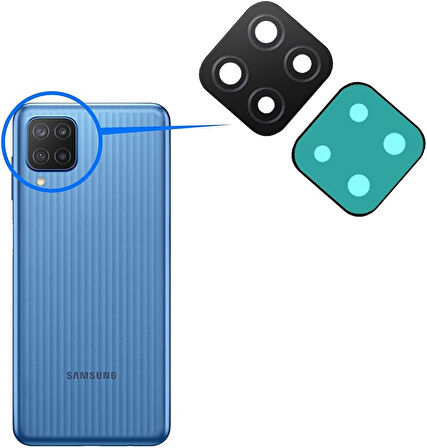 Samsung Uyumlu Galaxy M22 Kamera Lensi Cam SM-M225FV