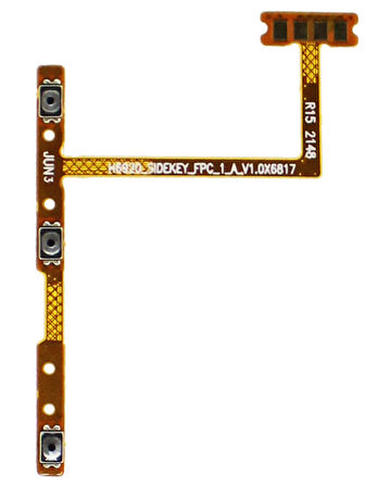 Infinix Uyumlu Hot 20 4G On Off Yan Ses Power Film Flex X6826, X6826B