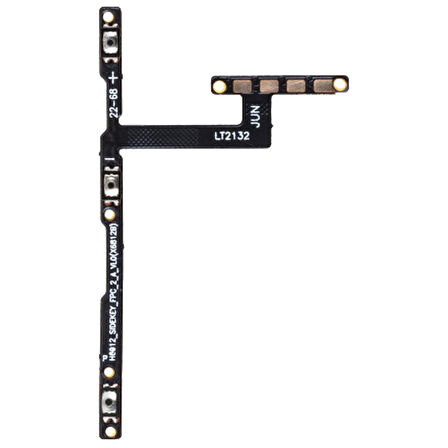 Infinix Uyumlu Hot 12 Pro On Off Yan Ses Power Film Flex X668C