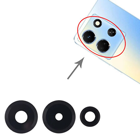 Infinix Uyumlu Note 30 Pro Kamera Lensi Cam X678B