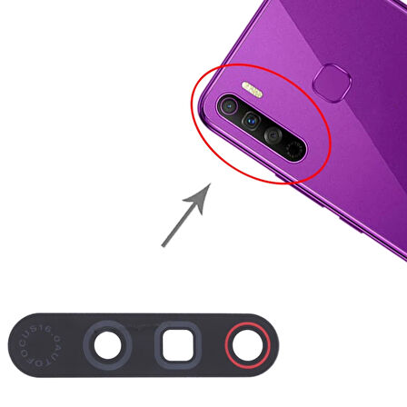 Infinix S5 lite Uyumlu Kamera Lensi Cam X652B, X652C